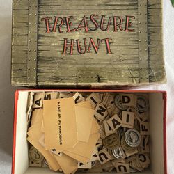 3 Vintage Games Collection Treasure Hunt Easy 3’s Card Game And Picture Word game 