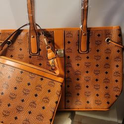 Cognac Neverfull With Second Bag