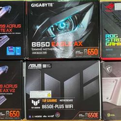 New motherboards for sale