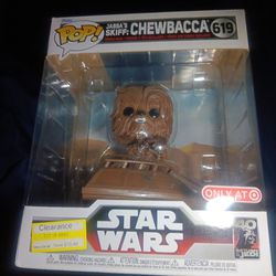 Funko Pop CHEWBACCA Bobblehead Jabba's Skiff #619 Star Wars Collectors NEW 