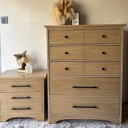 Chest Of Drawers With Matching Nightstand 