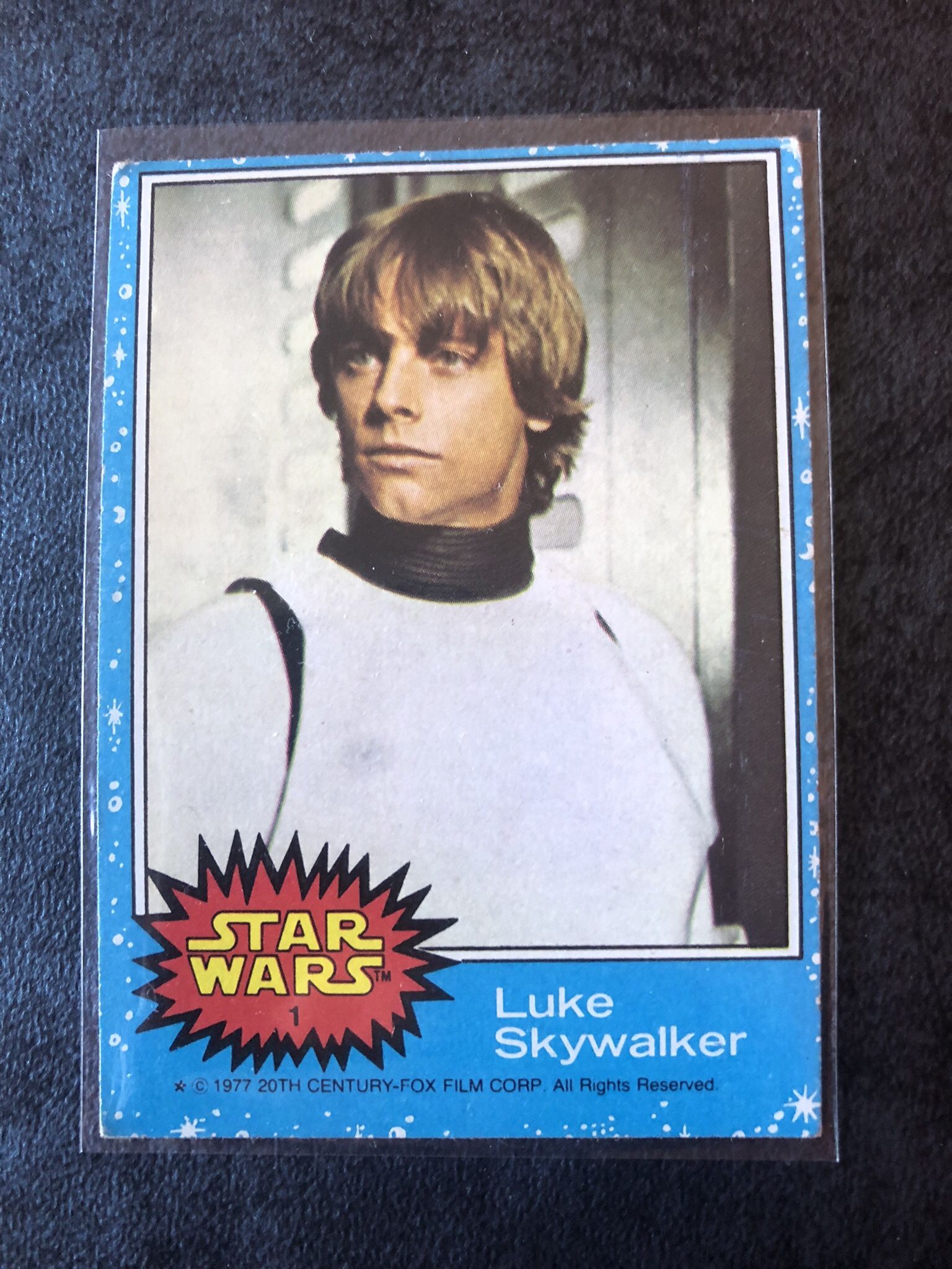 Luke Skywalker #1 Collectable Card