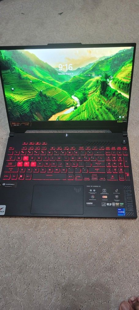Asus Tuf15 Gaming Laptop 