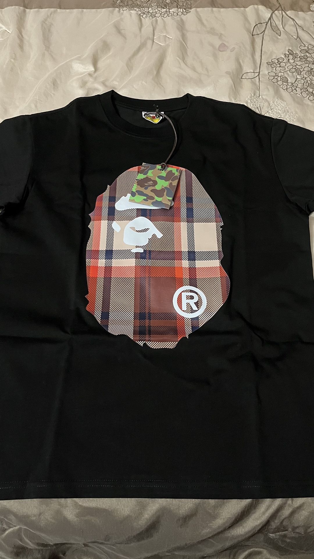 Bape T-Shirt Plaid Camo