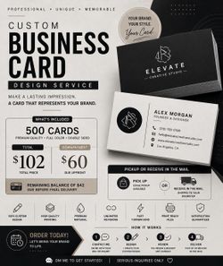 Custom business cards