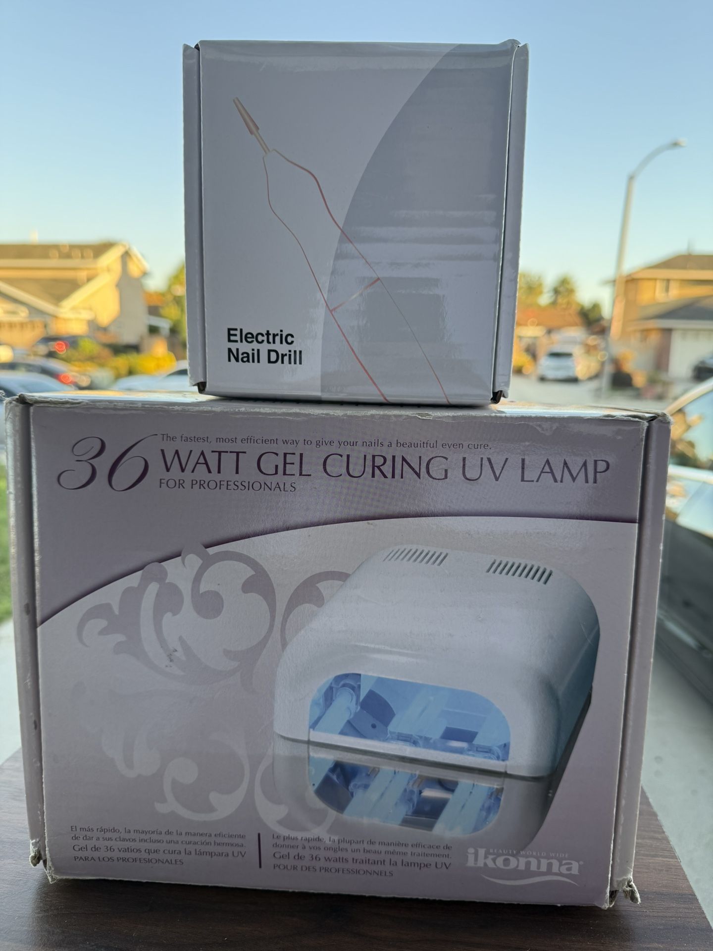 Electric Nail Drill And UV Lamp