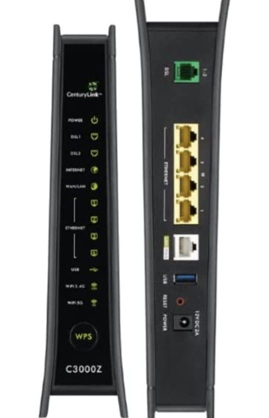 CenturyLink C3000Z AC2200 2.4 & 5ghz Wireless WiFi Modem Router