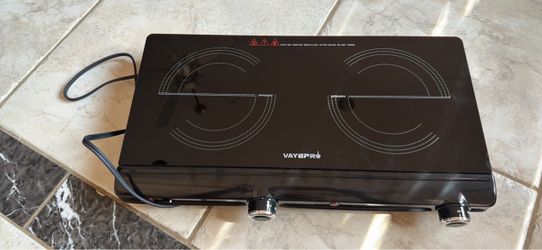 VayePro Double Infrared Electric Cooktop