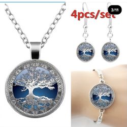 Tree of life  4 Piece Set