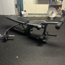 Workout Bench & Leg Curl/extension