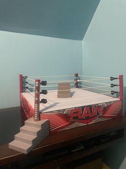 Wwe Authentic Scale Ring With Extra Steps Complete