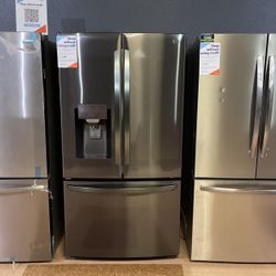 Black Stainless Steel Bottom Freezer Refrigerator‼️‼️