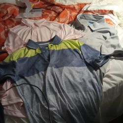 Men's PGA Tour Like New Polo Golf Shirtshirts