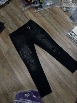 Black amiri jeans