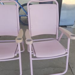 Vintage rose Bowl chairs