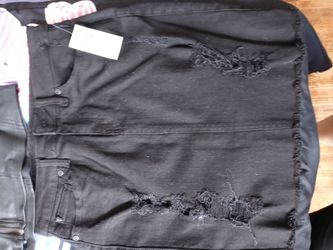 Hot Topic Jean Skirt Size Small
