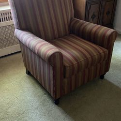 Striped Armchair 
