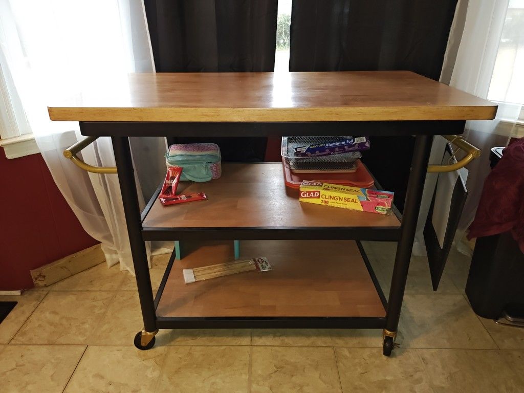 Rolling kitchen Island Cart