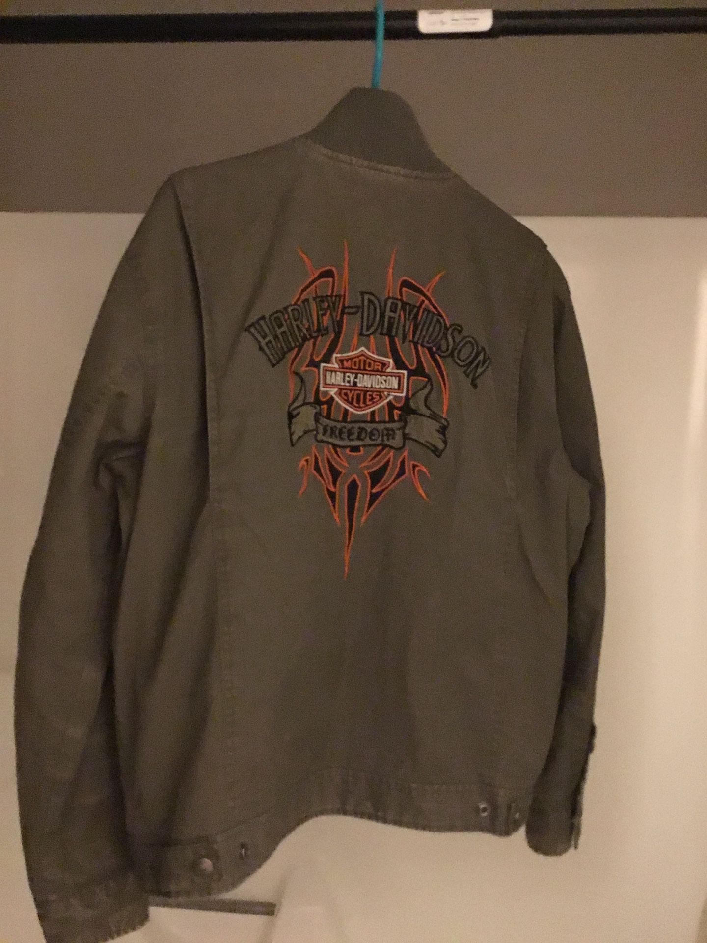 Harley Davidson Mud Dog Reversible Green Army Camo Men’s Jacket