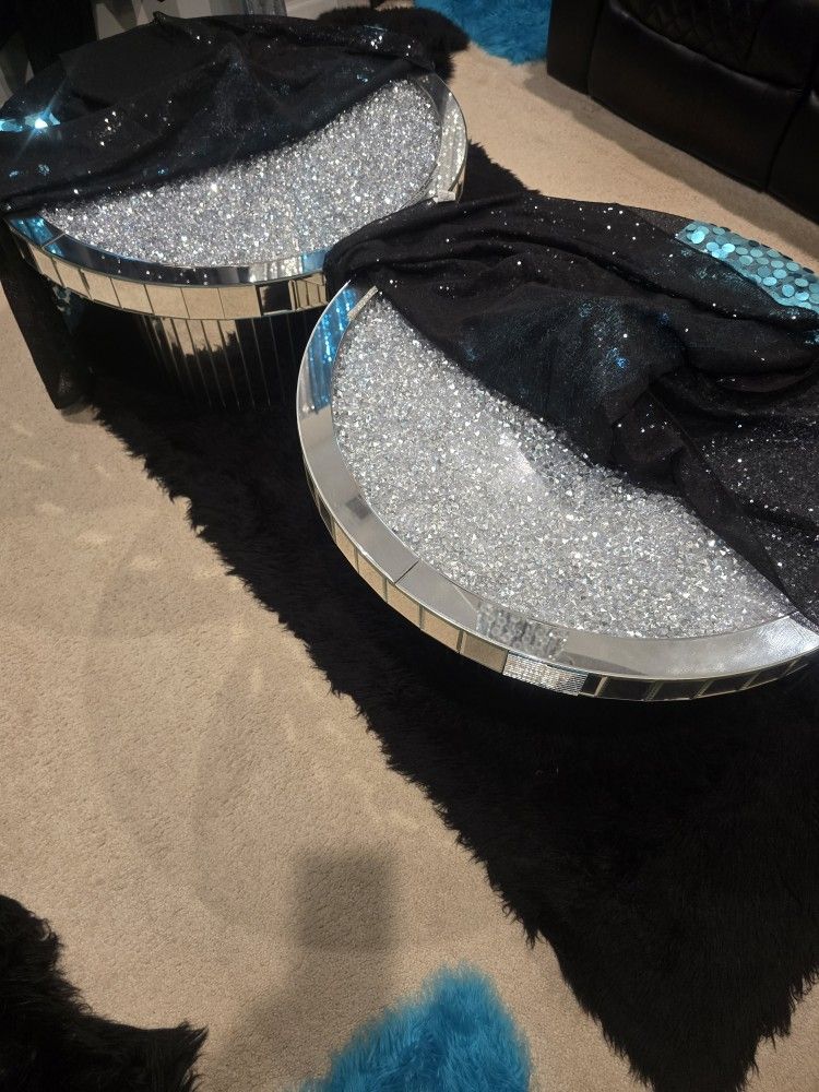Sparkle Glass Coffee Table