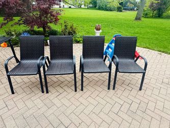 Outdoor chair wicker