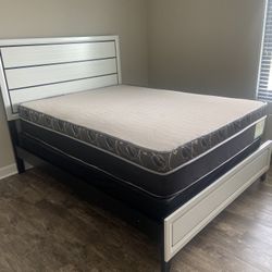 Queen Mattress Come With Box Spring - Free Delivery 🚚 Today To Reasonable Distance