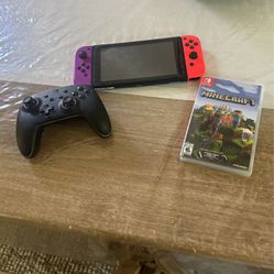 Nintendo Switch With Add Ons