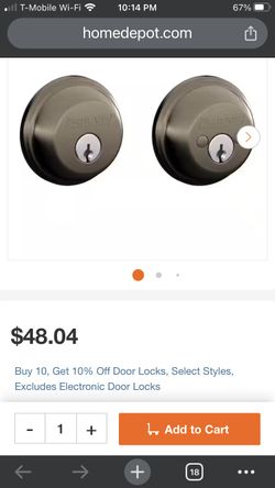 Dead Bolt Lock - South Sacramento Install Available 