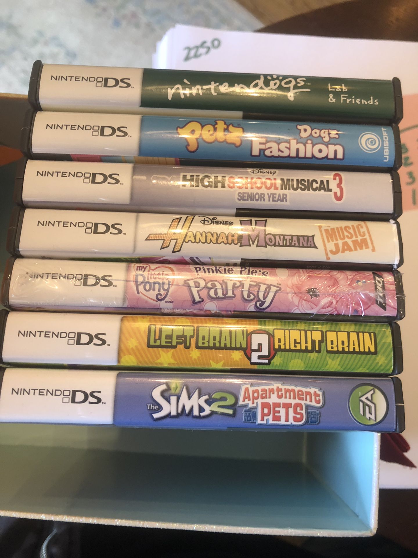 7 Nintendo DS games - must go by 12/9- $2 each