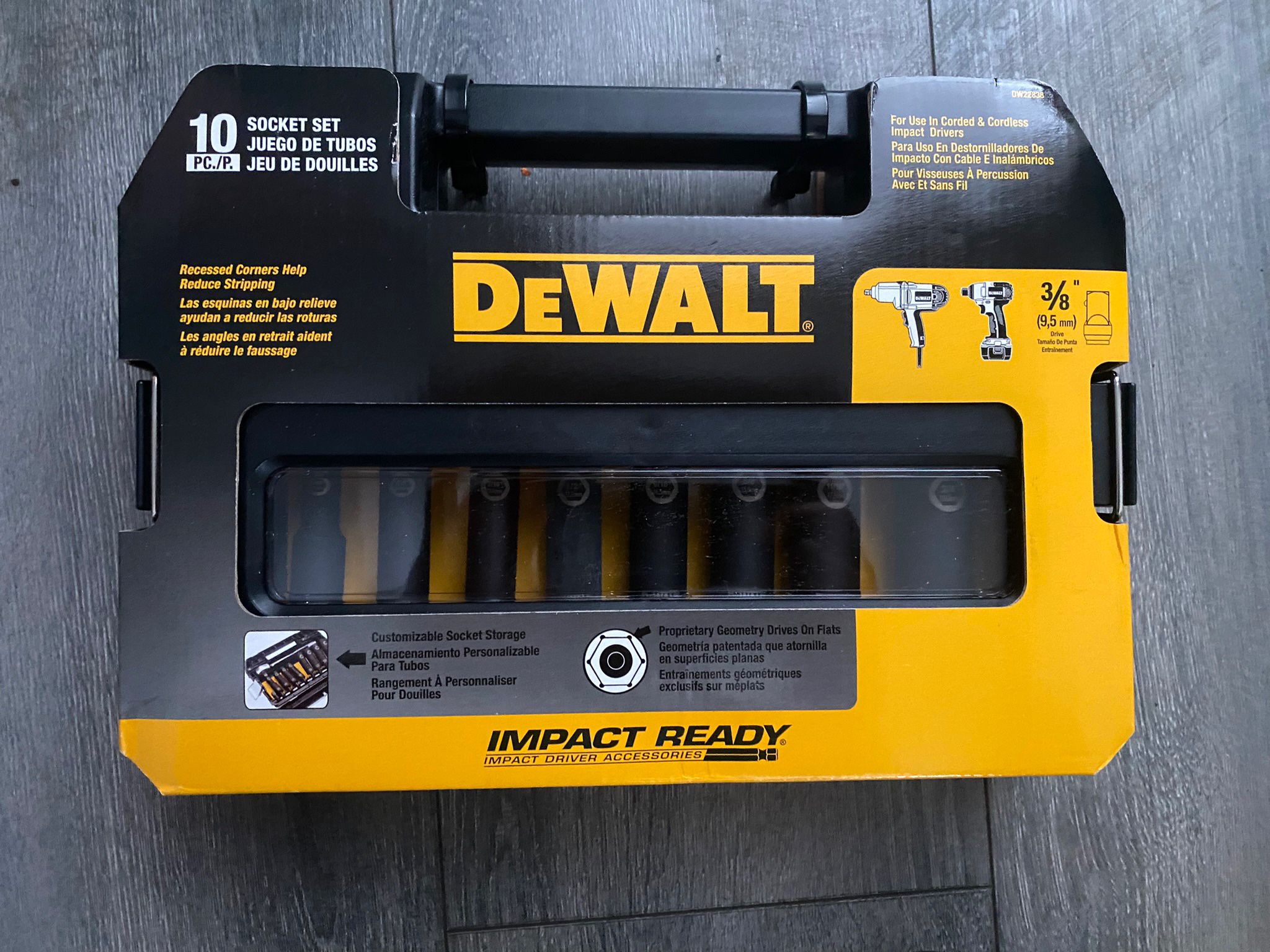 DEWALT 10 Piece Socket Set