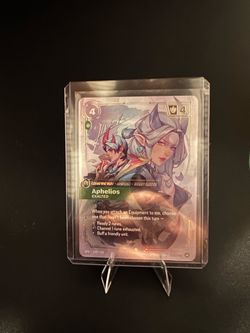 Riftbound Aphelios Exalted Signature Overnumbered