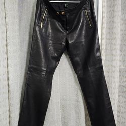 Black Ralph Lauren  leather pants