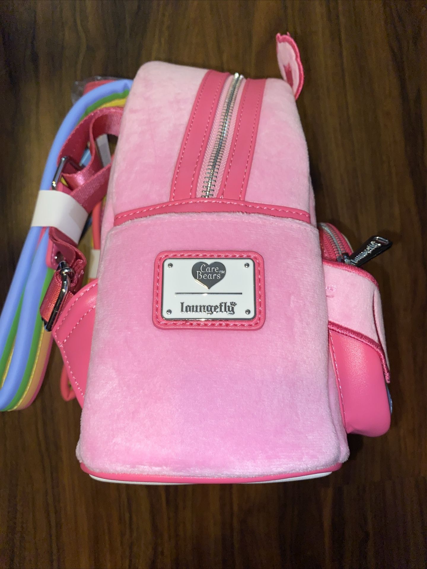 Loungefly Care Bears 40th Anniversary Mini Backpack. NWT display picture 3