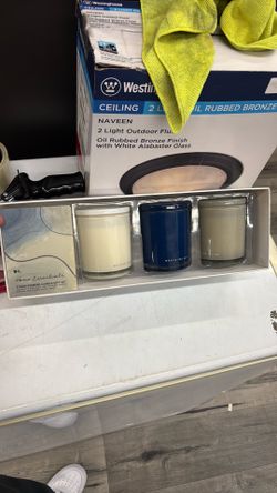 3 pack home candle set
