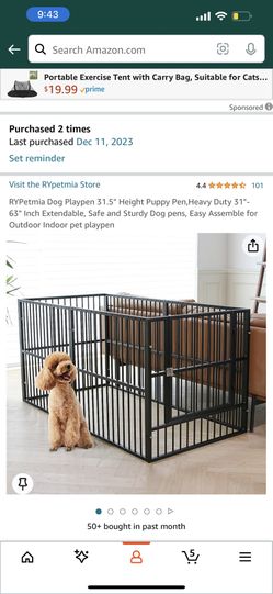 Large Adjustable Pet Playpen