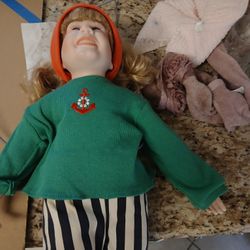 Vintage Porcelain Doll