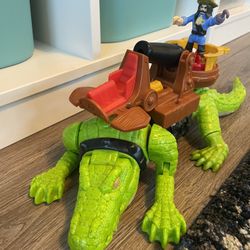 Alligator With Pirate