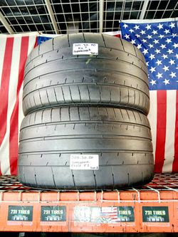 305/30ZR20 GOODYEAR ASYMMETRIC3 SUPERCAR HIGH PERFORMANCE 305 30 20 USED TIRES SET 