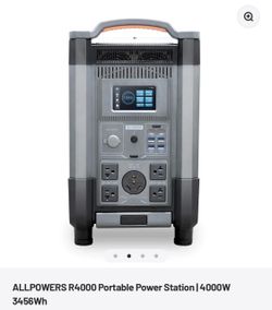 ALLPOWERS R4000 Portable Power Station | 4000W 3456Wh