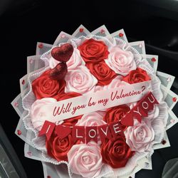 Red and pink bouquet