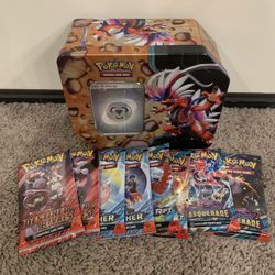 Pokemon - Booster Packs + Tin - $50