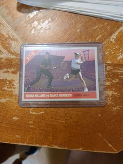 Serena Williams And Bianca Andresco Card For Local Pickup