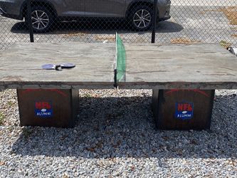 Super Bowl 55 All Weather Concrete Regulation Ping Pong table
