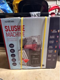 Slushie Machine for Home, 85oz Larger Ice Cream Maker with LED Display, 6 Preset Programs | Auto-Clean, Frozen Drink Machine for Margaritas, Frappes,