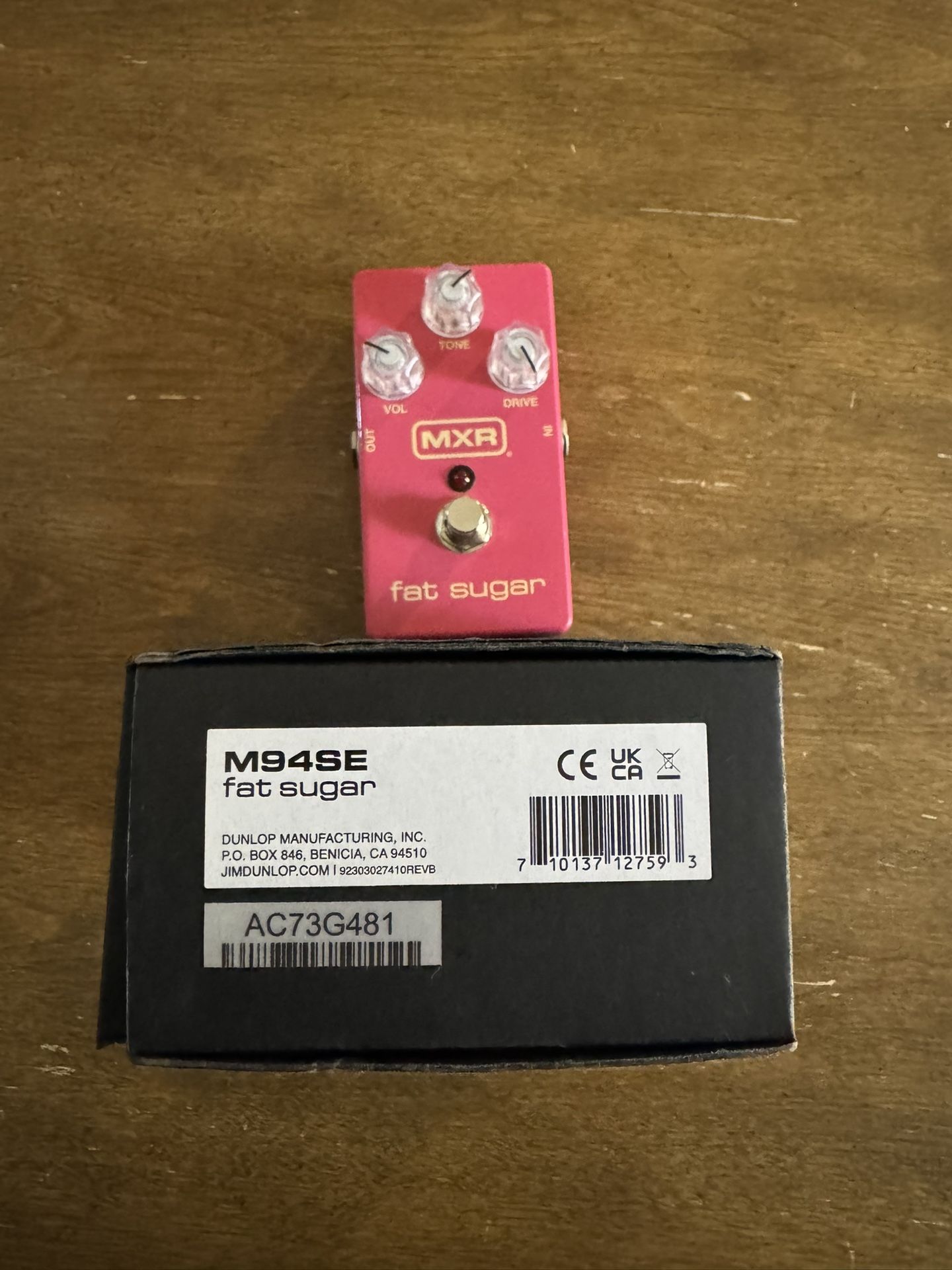 MXR Fat Sugar Guitar Pedal 
