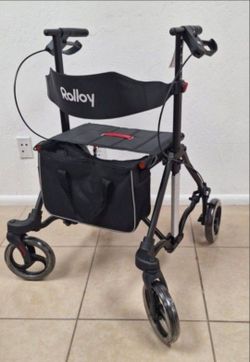 Rolloy Ultra Compact Master Rollator Walker, a lightweight and portable walking assistant