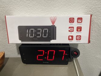 Projection Ceiling Wall Clock