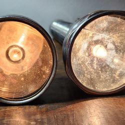 Old Metal Flashlights Lantern Antique Vintage Coleman Military 