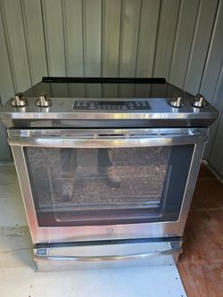 GE Stainless Steel Slide-In Electric Range