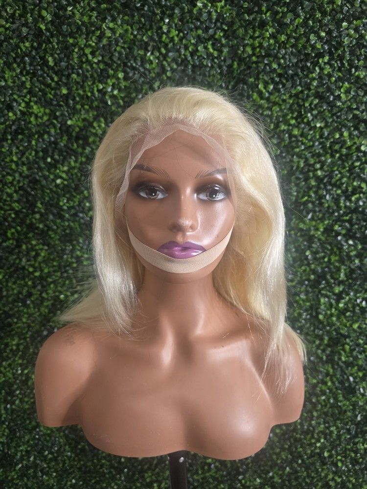613 Blonde Glueless Wig 14in